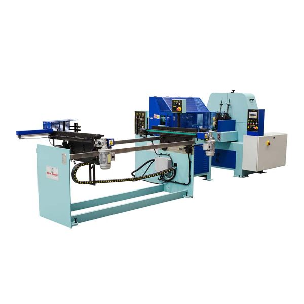 Doweling and sanding line for round rods production<br>Line LTV